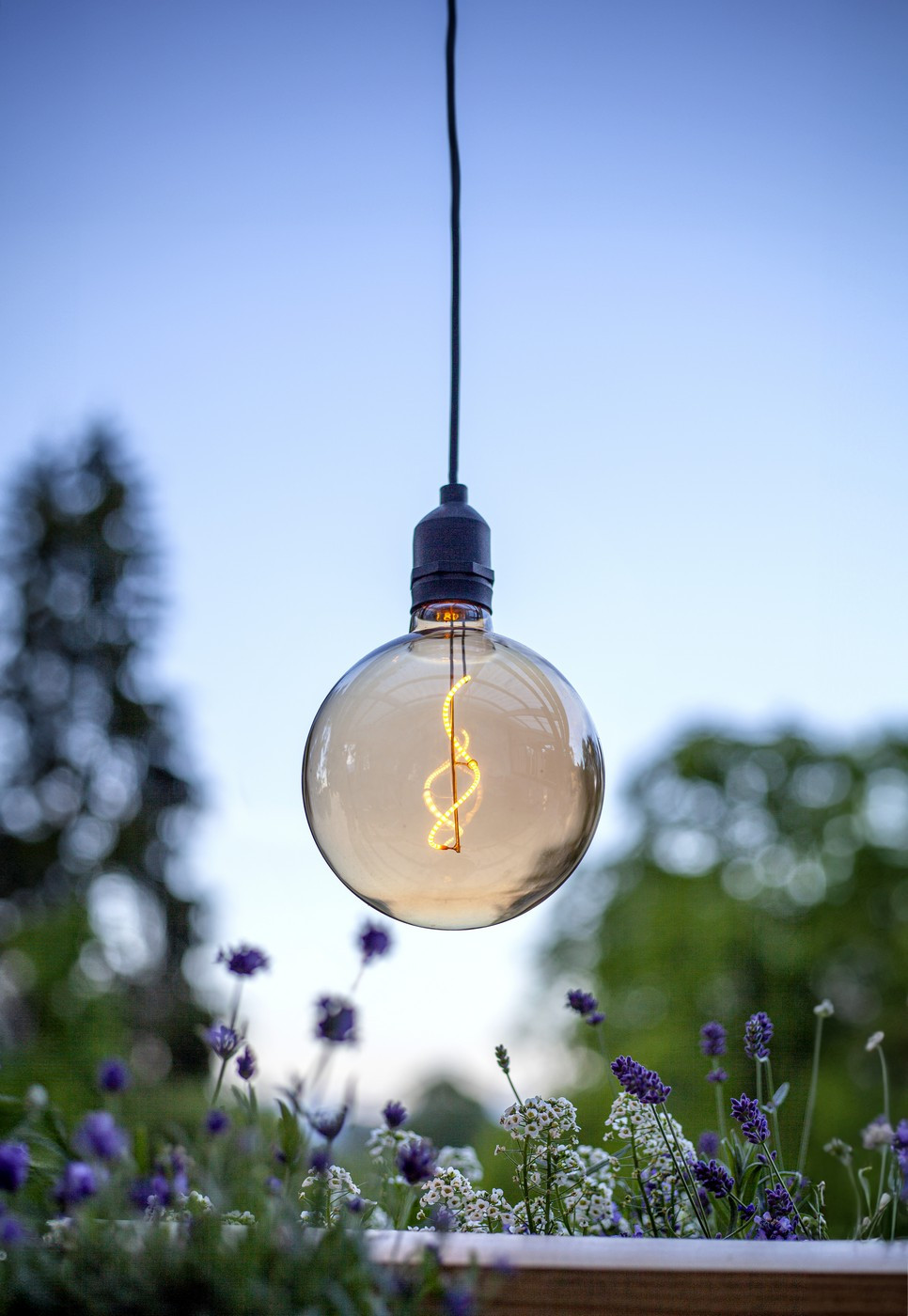 Závěsná světelná LED dekorace výška 19,5 cm Star Trading Bowl - hnědá