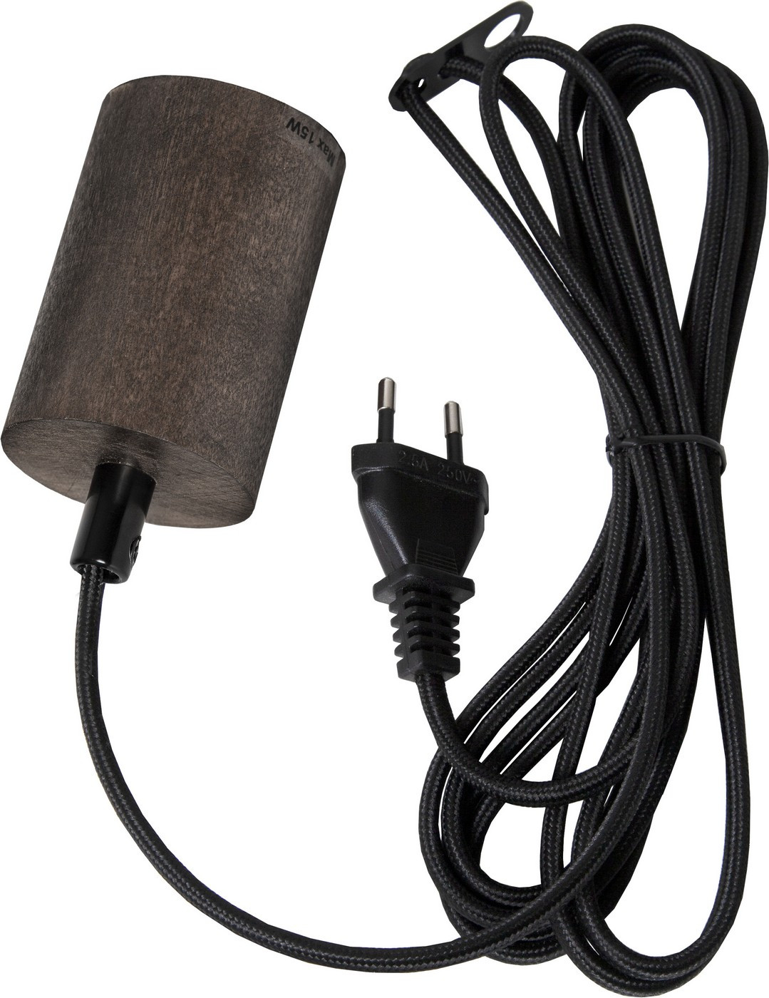 Závěsný kabel s objímkou E27 délka 3,5 m Star Trading Slim - hnědý