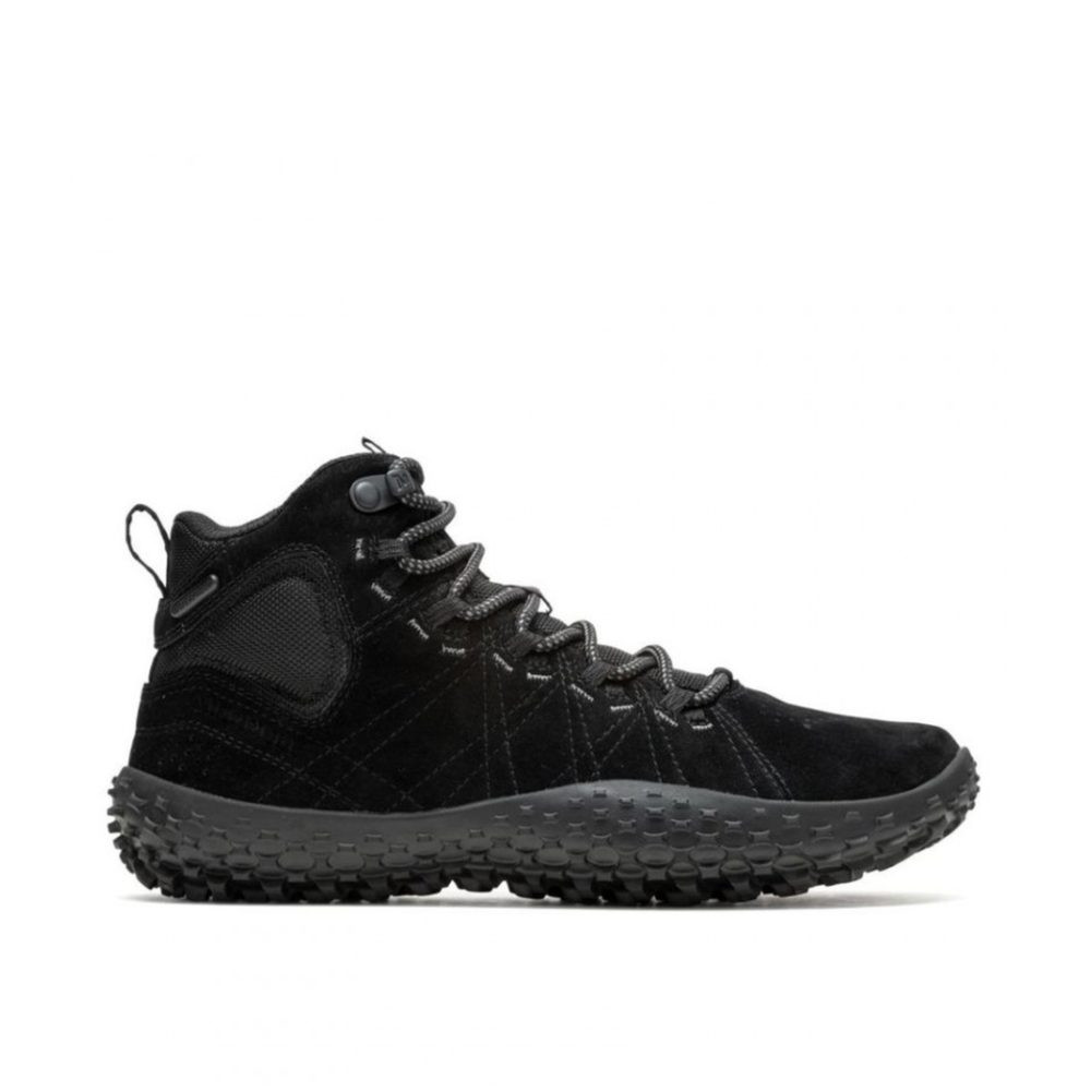 MERRELL WRAPT MID WP  Black | Barefoot pohorky - 38