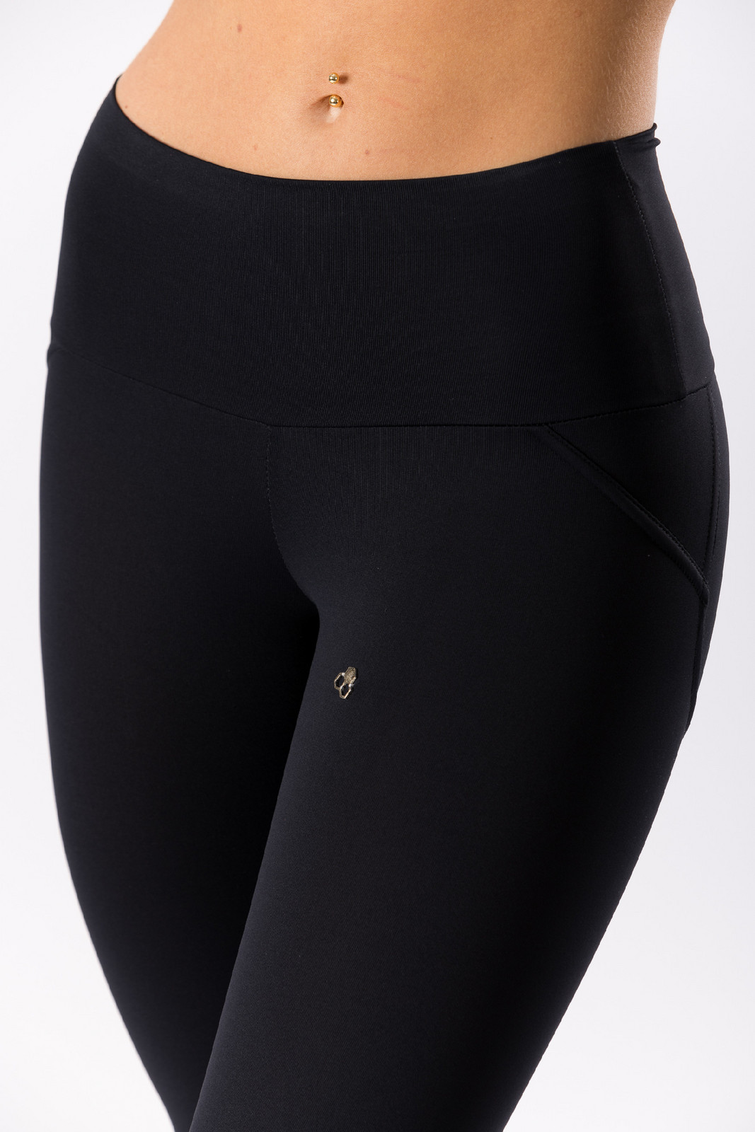 GoldBee Legíny Push-Up Black Barva: *, Velikost: XL, Síla stahování: *