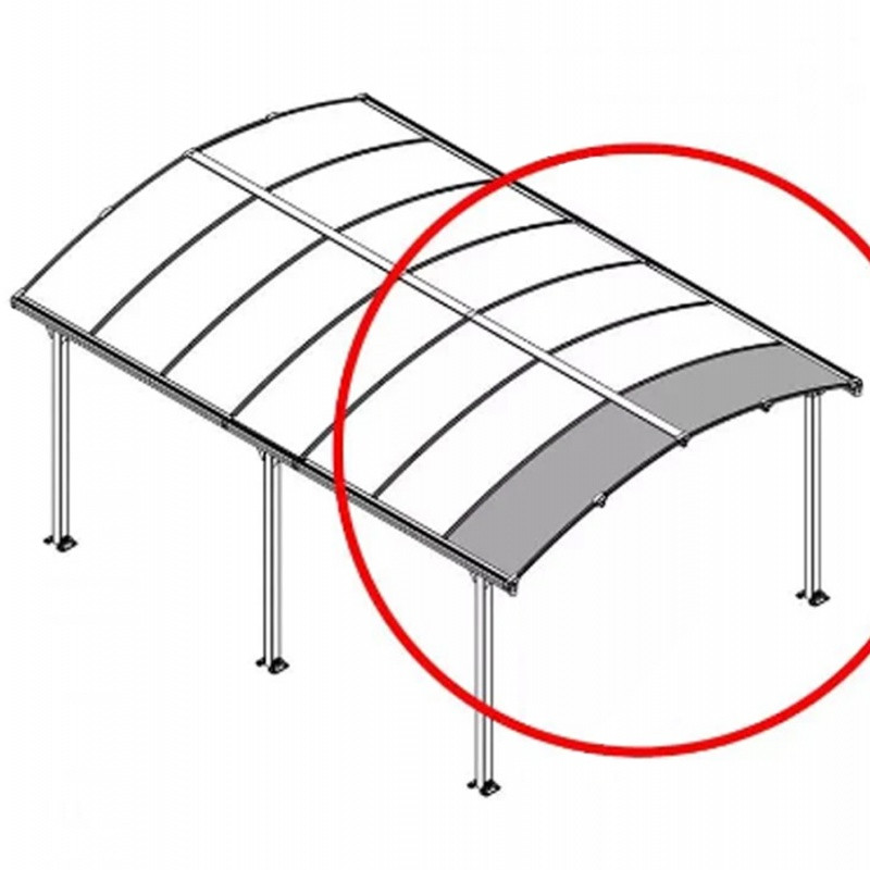 Palram - Canopia Rozšiřovací modul pro přístřešky řady Arcadia (70 cm)