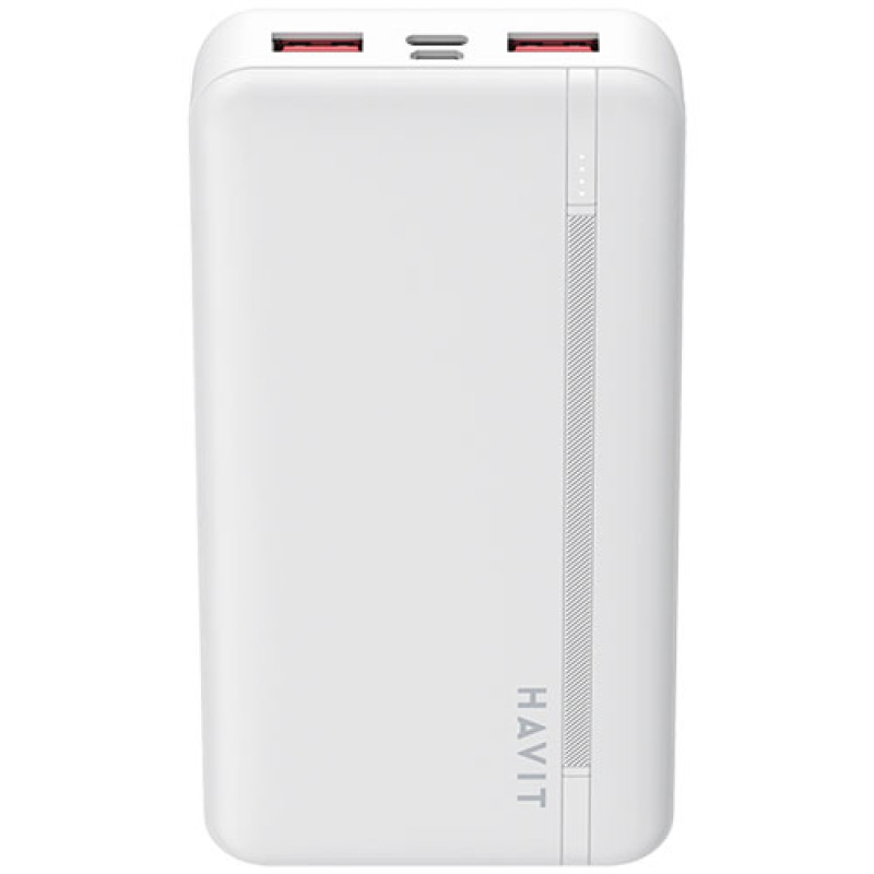 Powerbank Havit PB92 20000 mAh 2 X Usb-a 1 X Usb-c Bílá