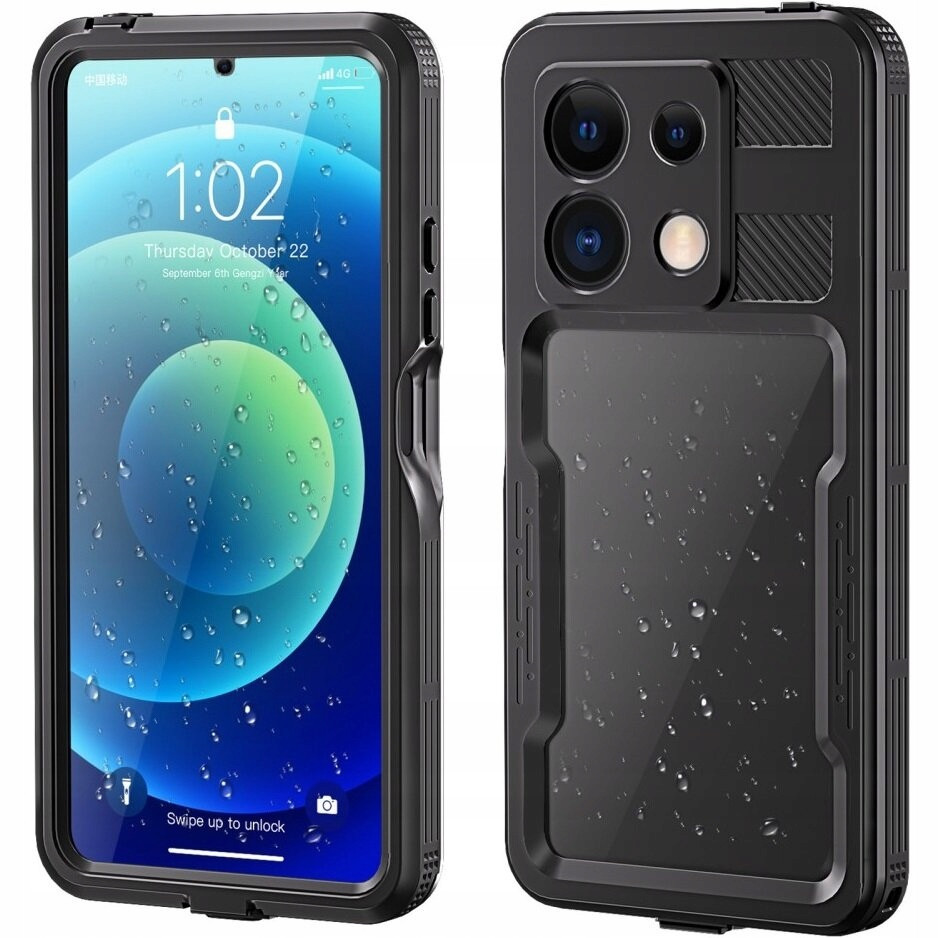 Pouzdro Voděodolné IP68 Pro Xiaomi Redmi Note 13 5G Pancéřové Vodotěsné Case