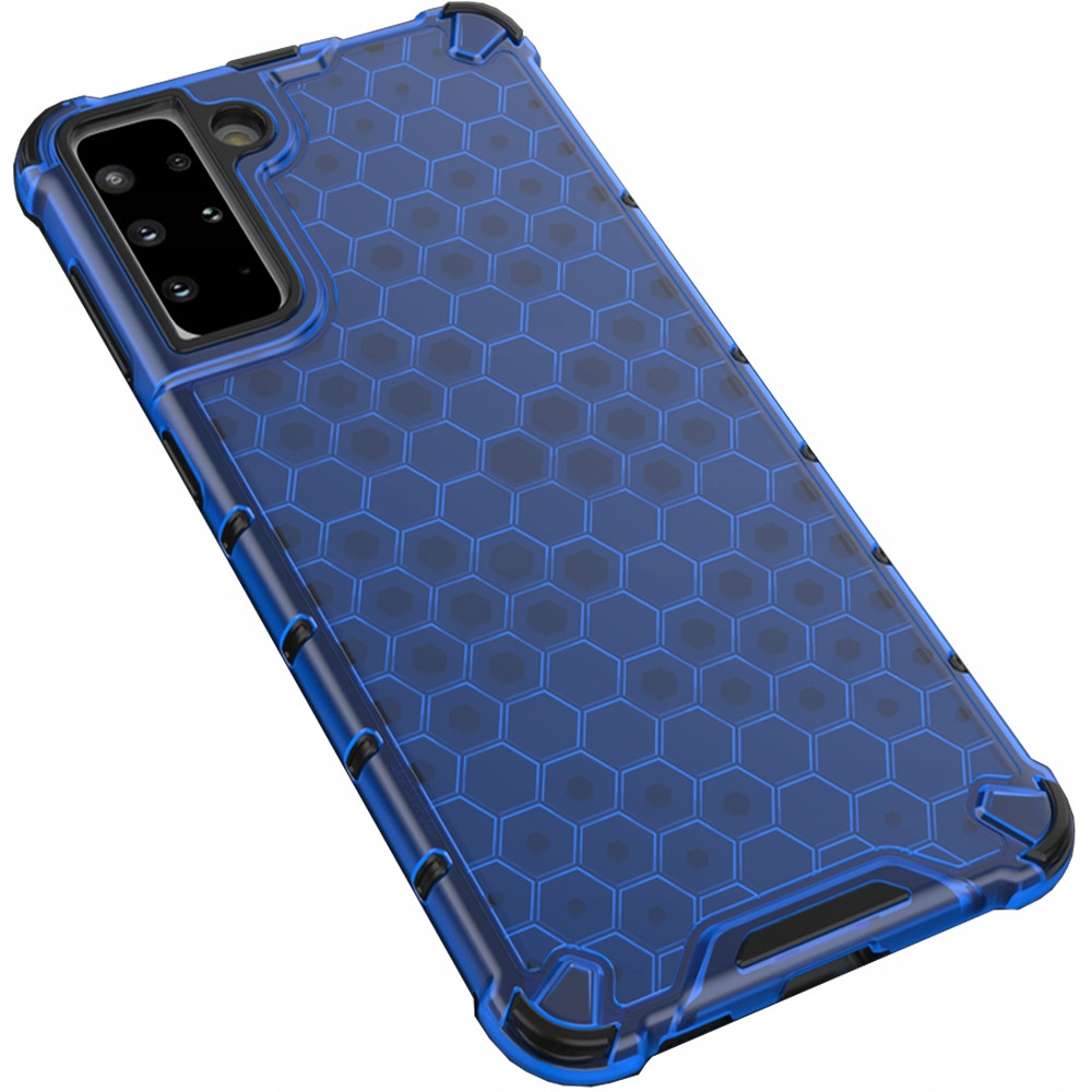 Honeycomb Pouzdro Case Kryt Obal Pro Samsung Galaxy S21+ Modré