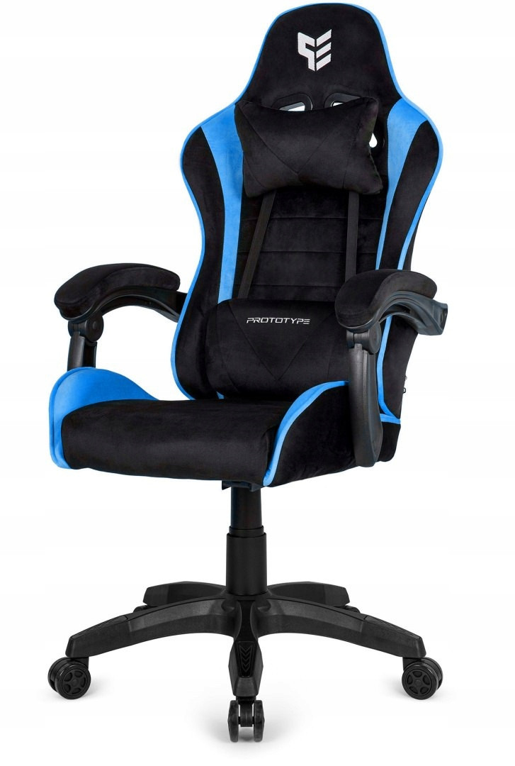 .Herní otočná židle Hero Enzo Blue Fabric