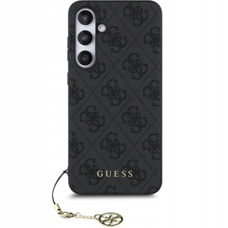 Pouzdro s přívěskem Guess pro Samsung Galaxy S24 Fe vzorované, elegantní módní