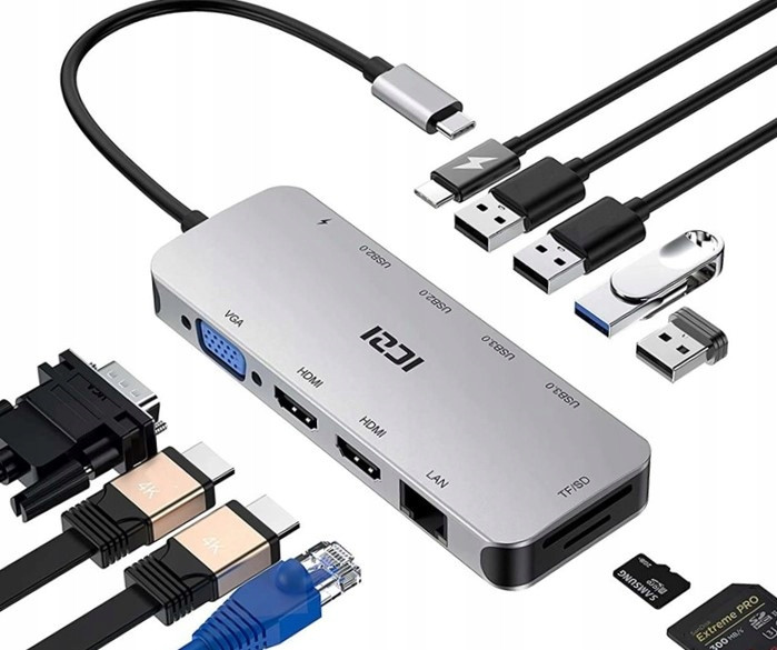 Levná Dokovací Stanice Pro Notebook Lenovo S funkcí nabíjení Nabíjí