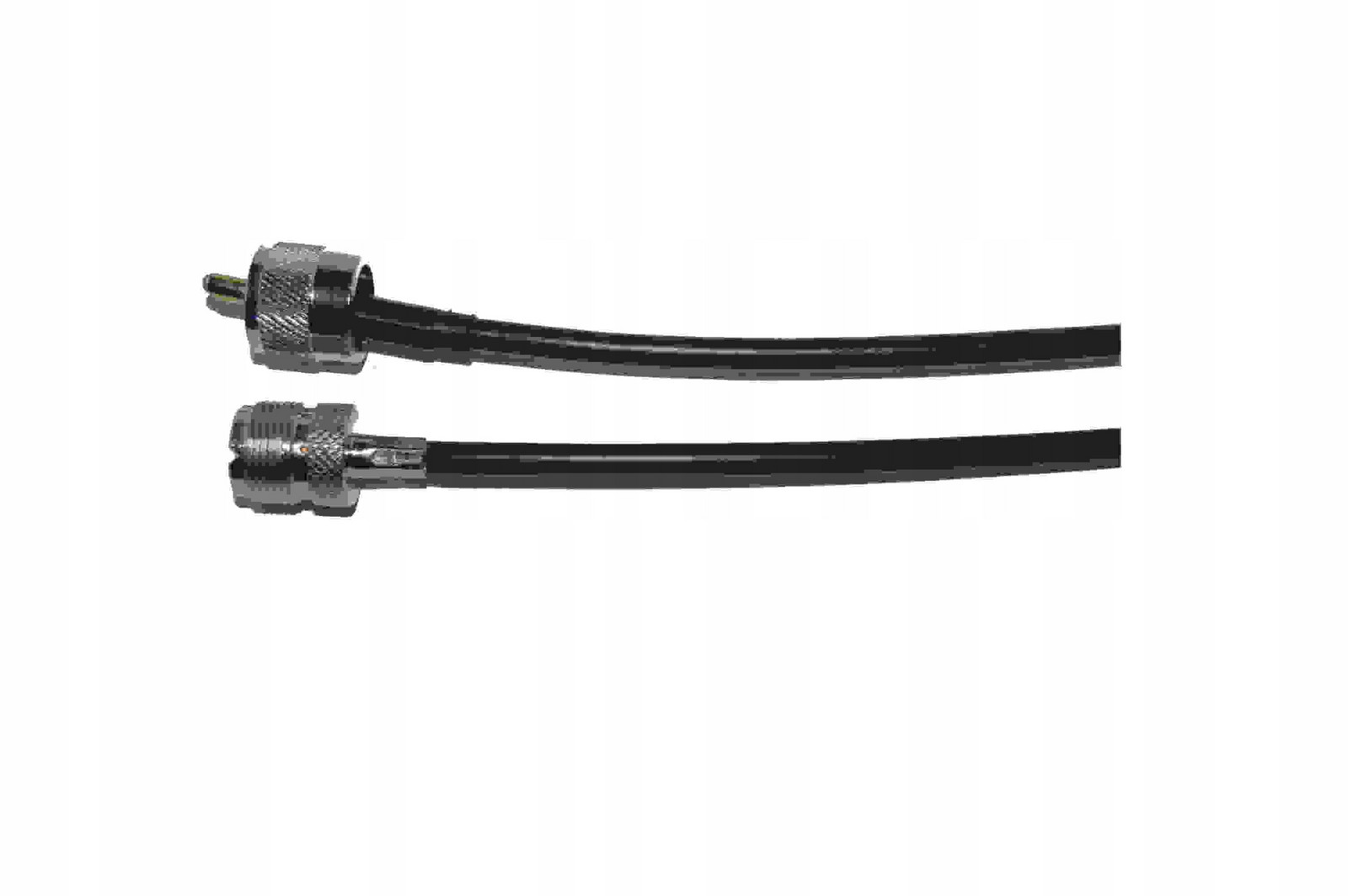 Kabel zástrčka UC-1 zásuvka UC-1 kabel RG58 černé lanko 50ohm. 20m