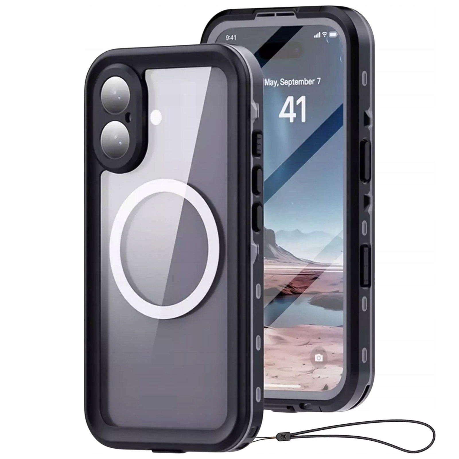 Kryt pancéřového pouzdro vodotěsné IP68 Case pouzdro pro Apple iPhone 16