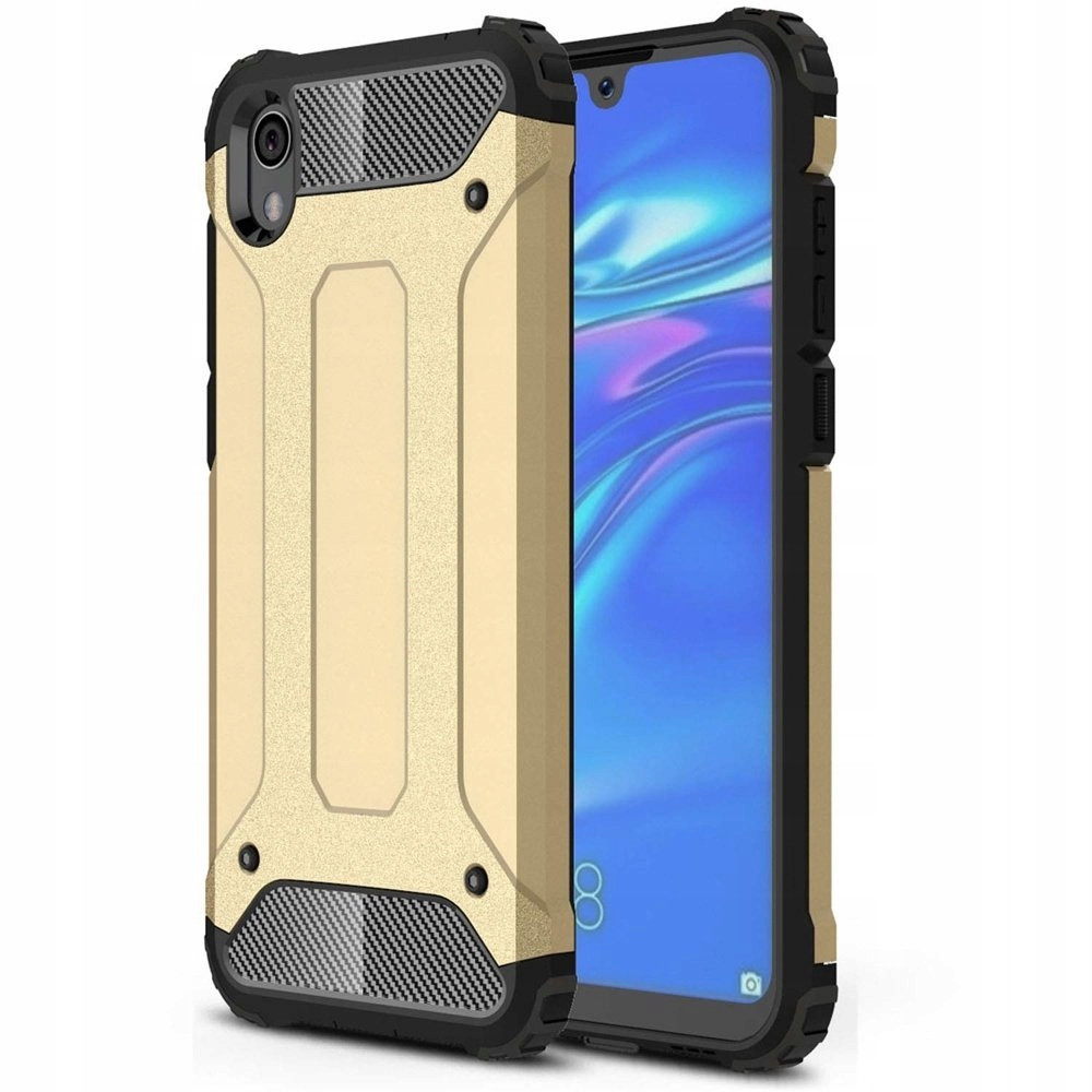 Hybrid Armor Pouzdro Case Kryt Obal Pro Huawei Y5 2019 Honor 8S Zlatý