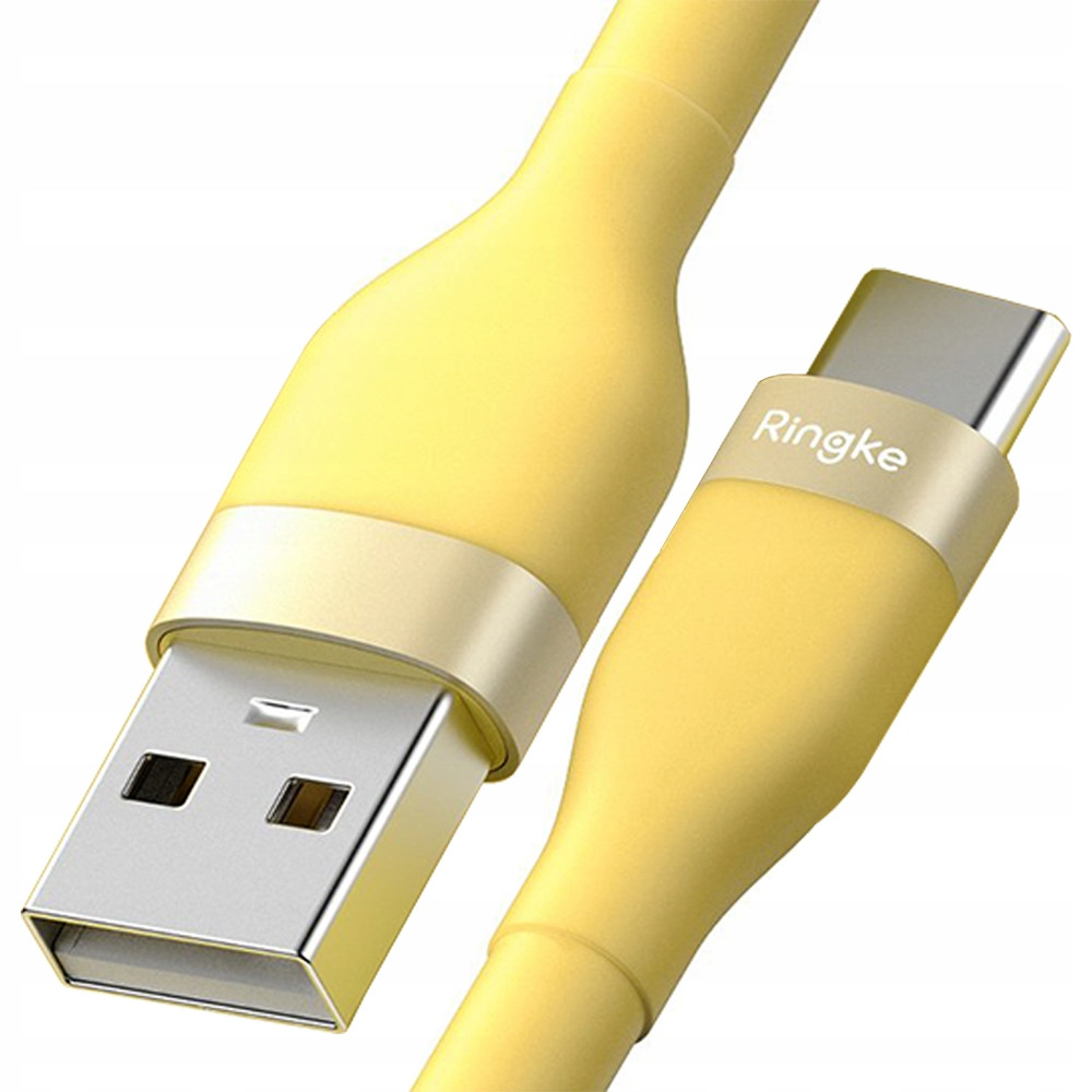 Ringke Kabel Dlouhý Odolný Usb-a Usb-c 480MB/S 12W 2M Žlutý