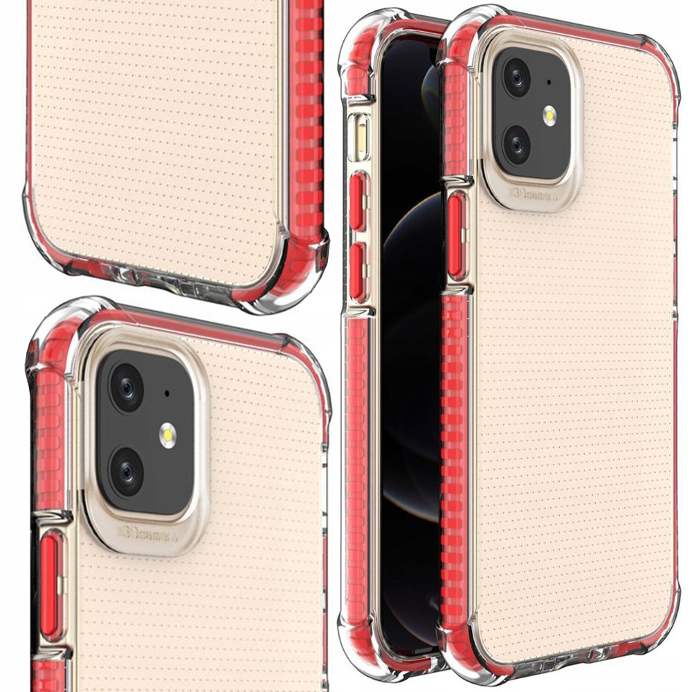 Spring Armor Pouzdro Case Kryt Obal Pouzdro Pro Iphone 12 Mini Červené