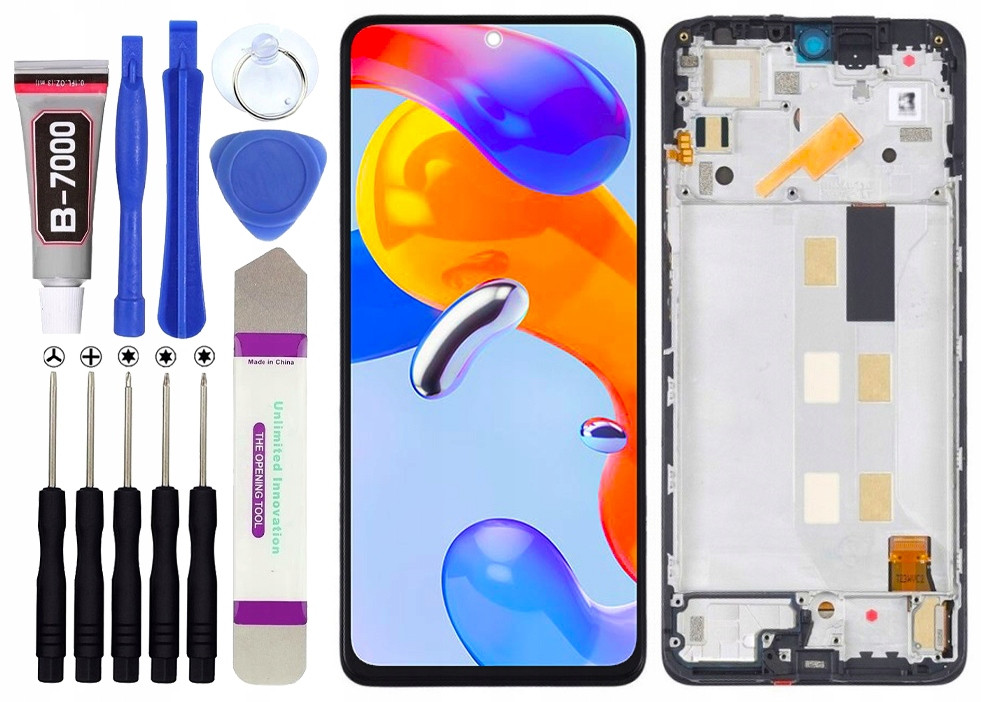 Oled displej Pro Xiaomi Redmi Note 11 Pro 5G LCD Obrazovka Rámeček