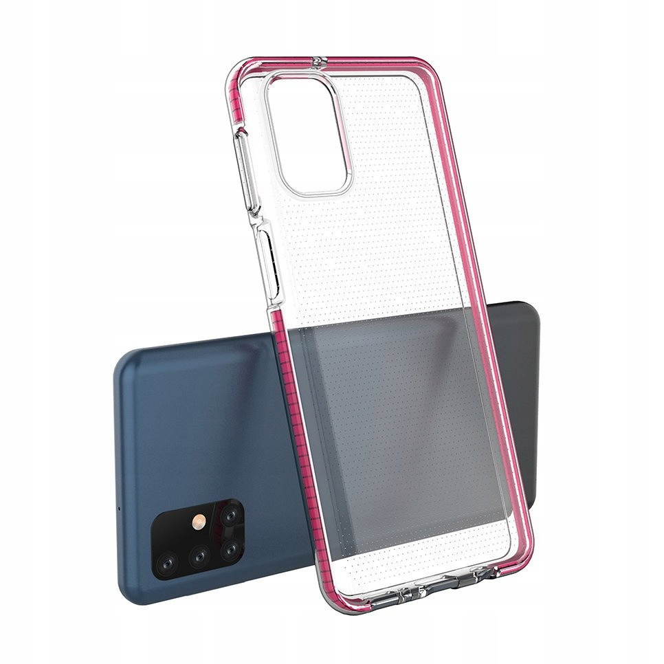 Spring Case Pouzdro Kryt S Rámečkem Pro Samsung Galaxy M51 Tmavě Modrá