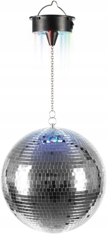 Sada disko světel Ibiza Disco1-30 zrcadlová koule 30 cm Led