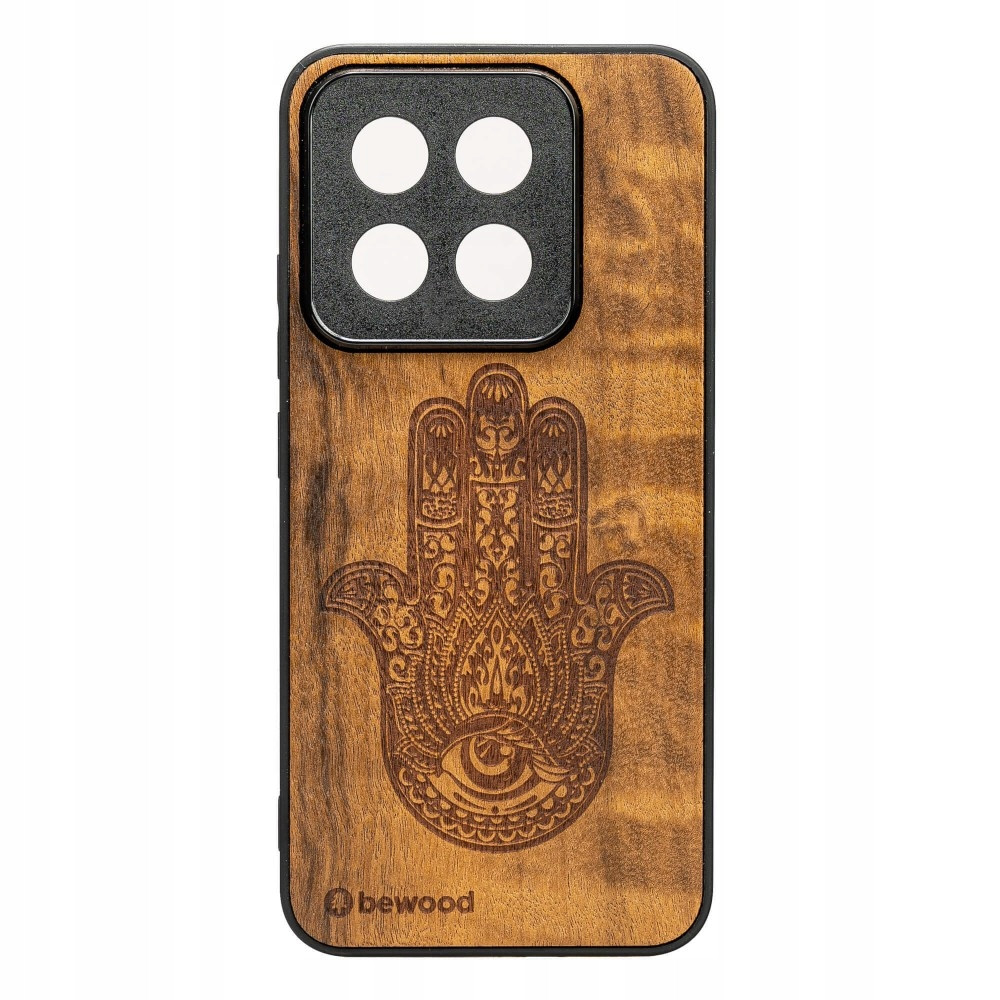 Dřevěné Pouzdro Bewood pro Xiaomi 14T Pro Hamsa Imbuia