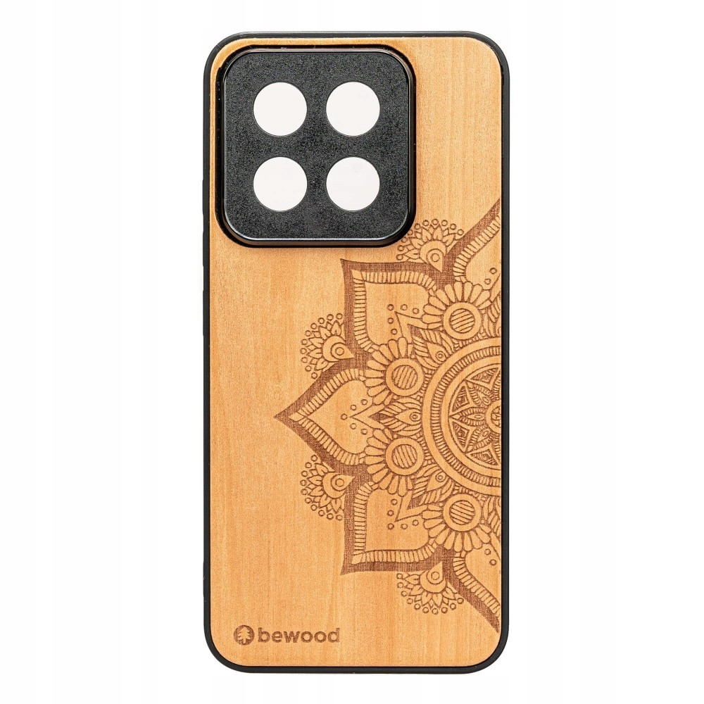 Dřevěné Pouzdro Bewood pro Xiaomi 14T Pro Mandala Jabloň