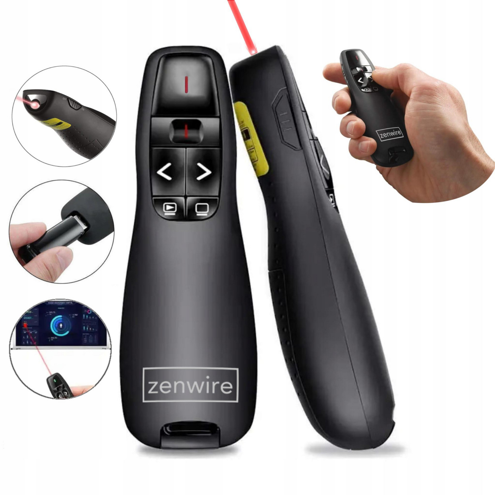 Usb laserové ukazovátko pro prezentace Zenwire S15