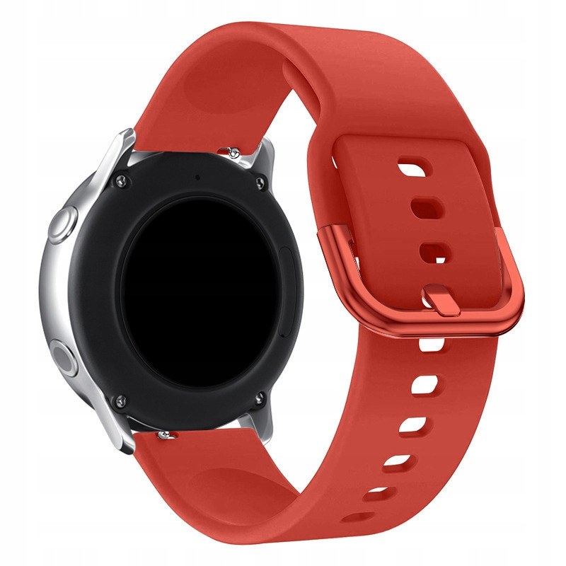 Silicone Strap Tys Náramek Pro Smartwatch Univerzální 20MM Červený