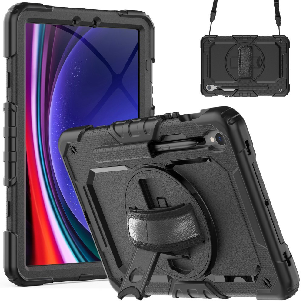 Pouzdro Pancéřové Pro Samsung Galaxy Tab S9 Fe S Ramenním Popruhem Case Pouzdro
