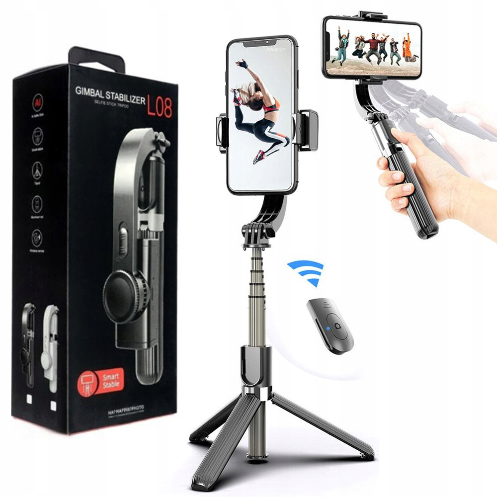 SelfieStick Gimbal držák pro iPhone 11 12 13 14 15 Pro Max Mini Plus