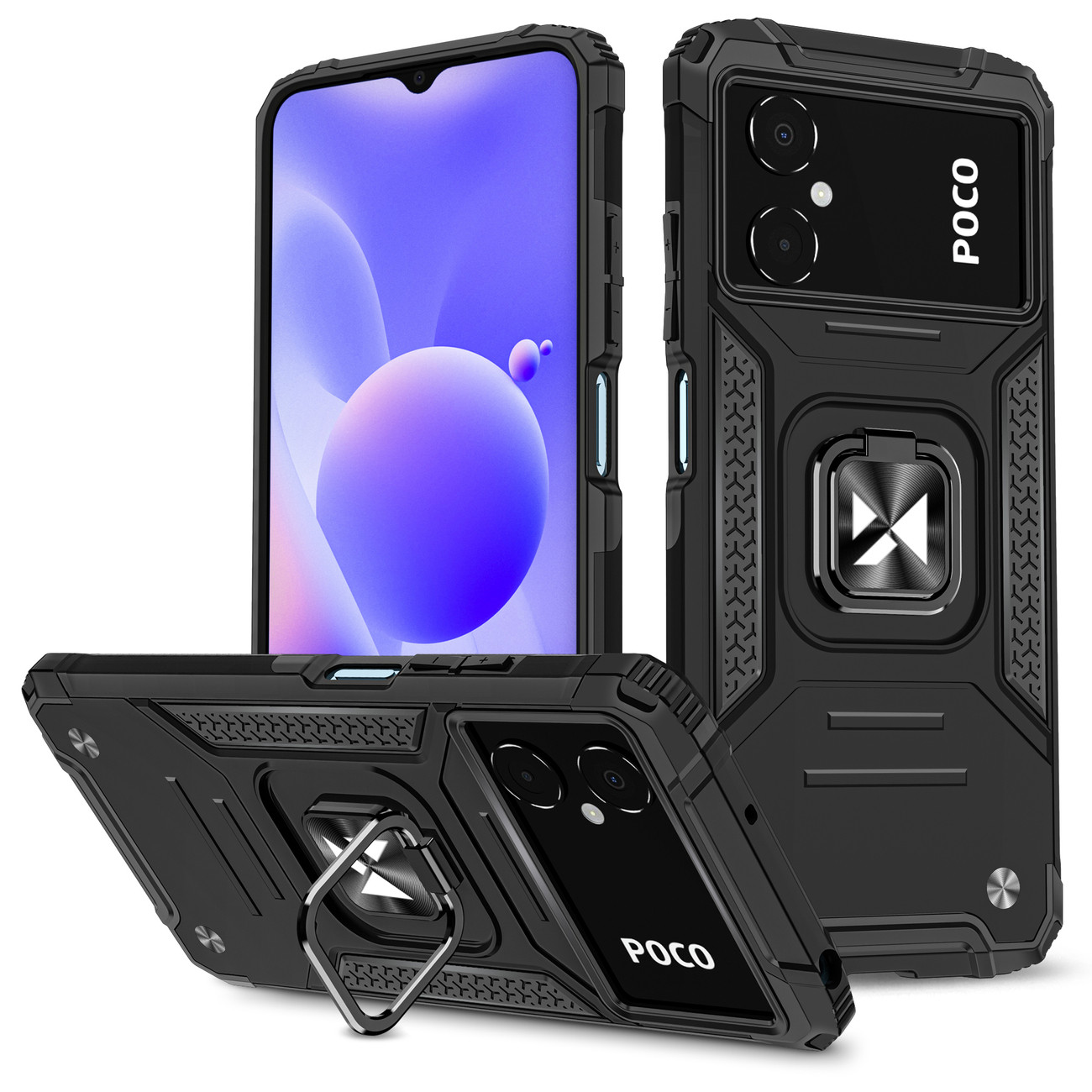 Wozinsky Pouzdro Case Kryt Obal Pro Xiaomi Redmi Note 11E/10 Černé--=