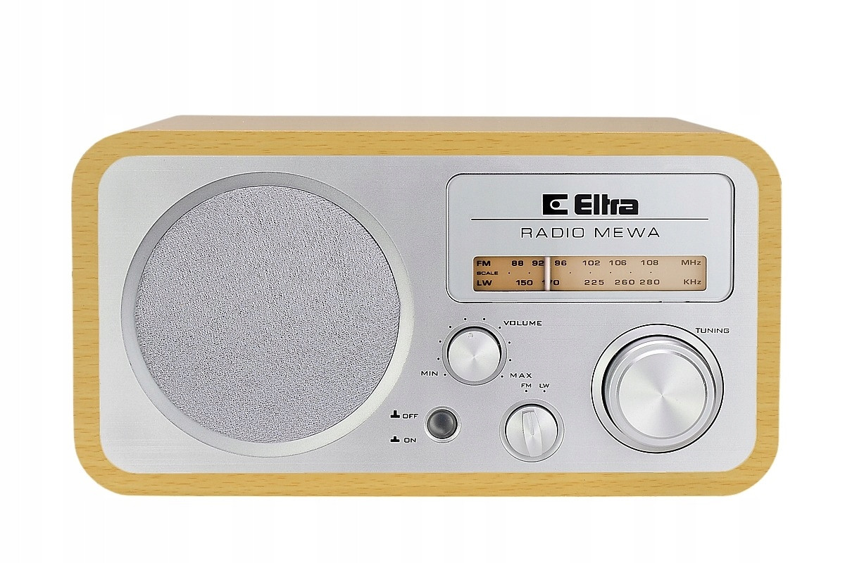 Rádio Mewa Světlé dřevo Eltra 5907727026298