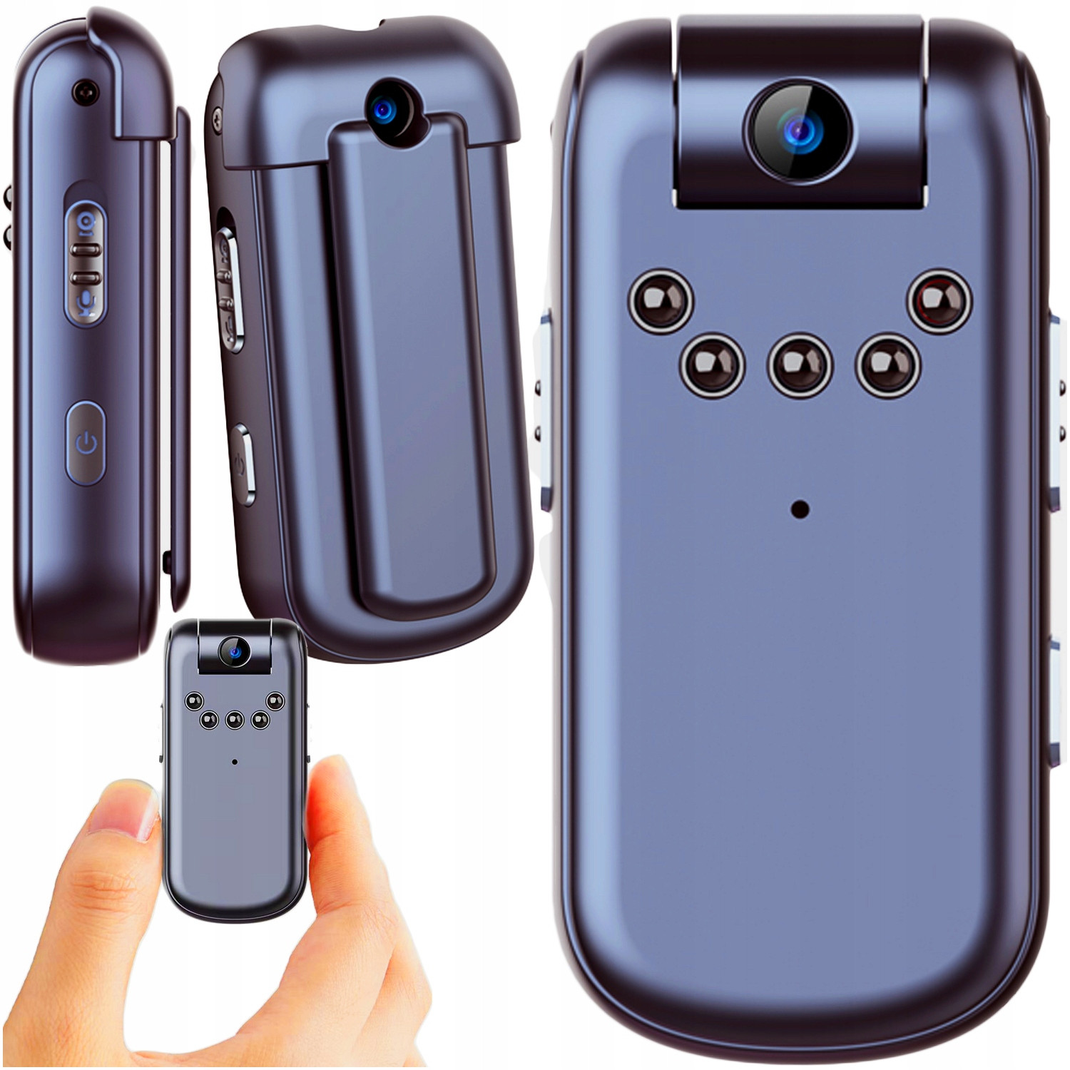 Mini Špionážní Kamera V13 1080p Detekce Pohybu Mikrofon Diktafon Skrytá