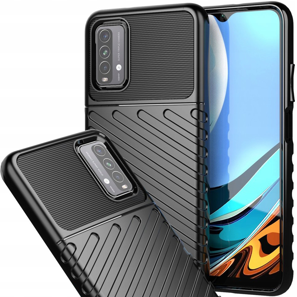 Thunder Case Pouzdro Case Kryt Obal Pro Xiaomi Poco M3/REDMI 9T Černé