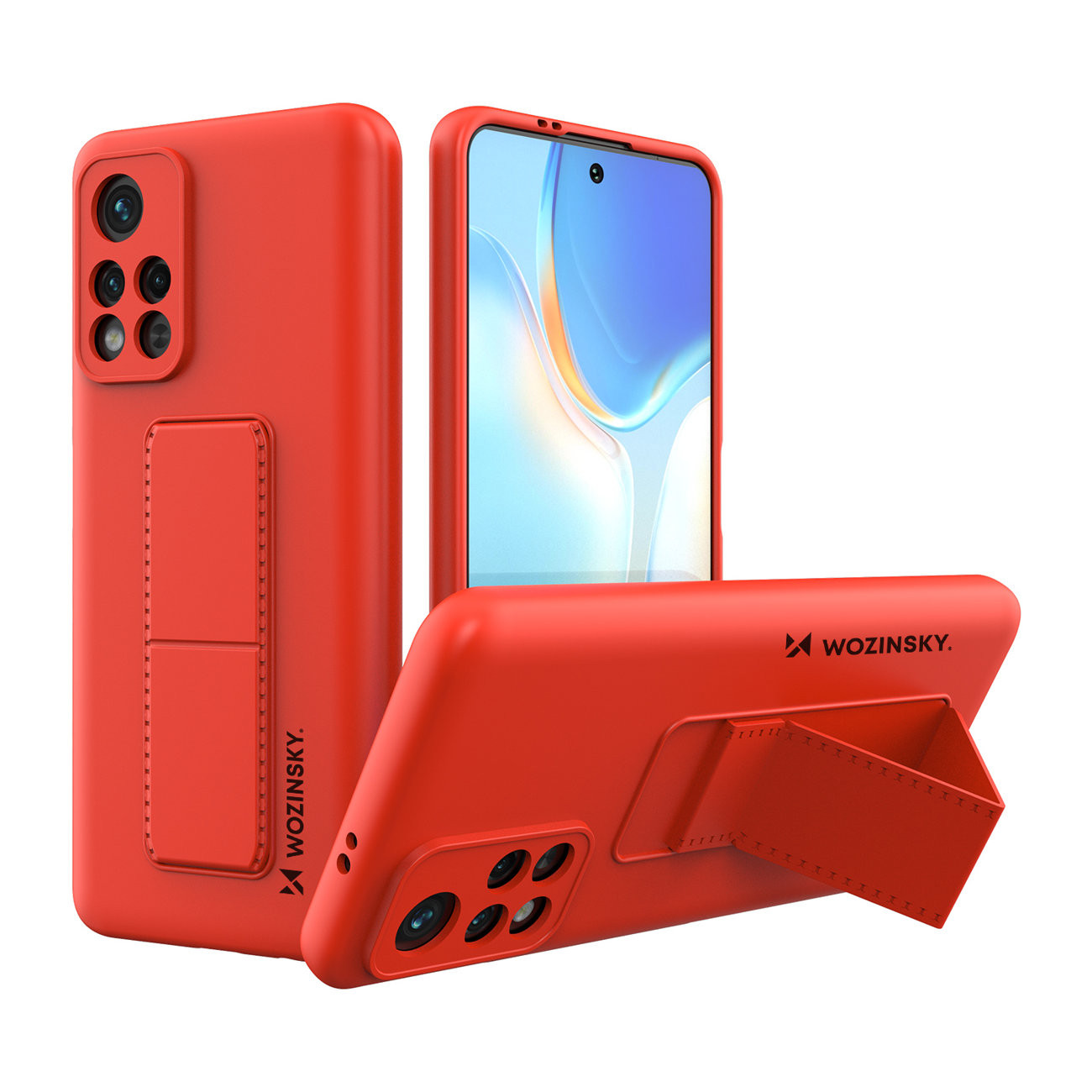 Wozinsky Pouzdro Case Kryt Obal Pro Xiaomi Poco M4 Pro 5G Červené