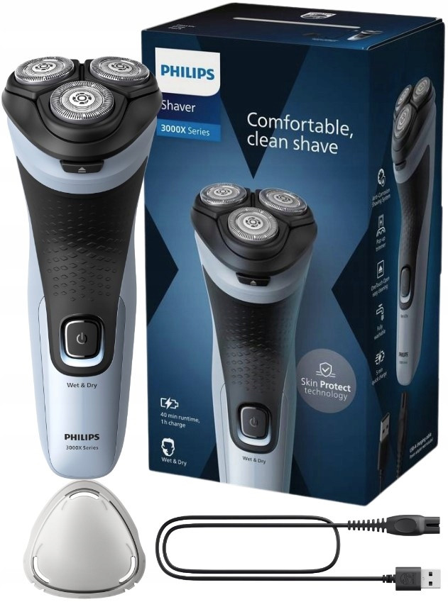 Philips X3053 Shaver 3000X Holicí Strojek Pánský Na Holení Vousů