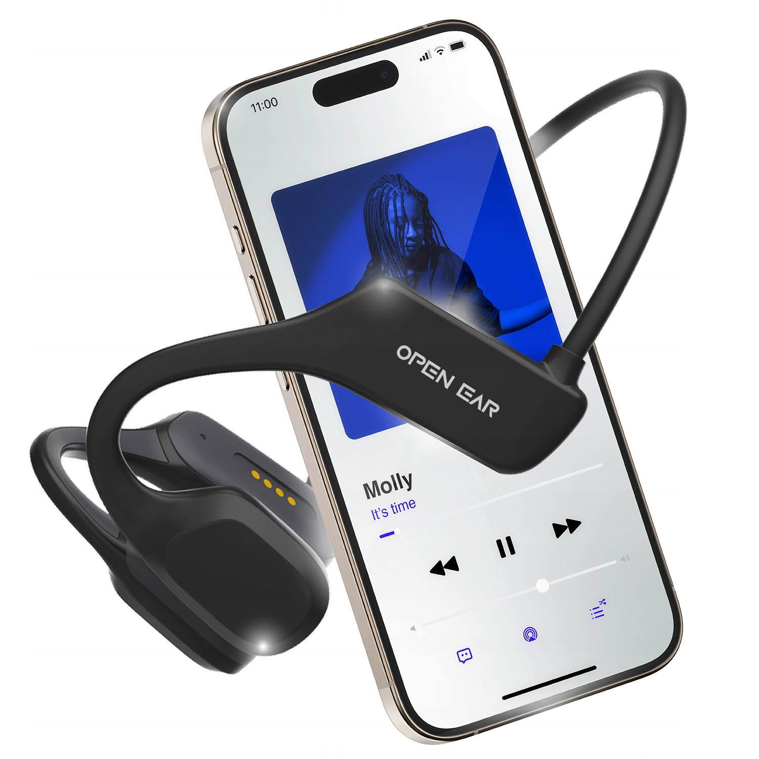 Bezdrátová Sluchátka Kostní Vedení Bluetooth Sluchátka Kostní