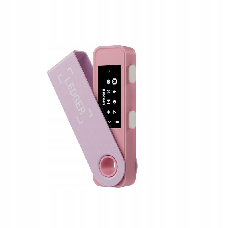 Ledger Nano S Plus bezpečná krypto peněženka Btc Eth Pastel Pink růžová