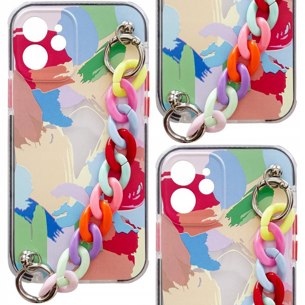 Color Chain Case Pouzdro Case Kryt Obal Pro Iphone 8+/7+ Vícebarevný