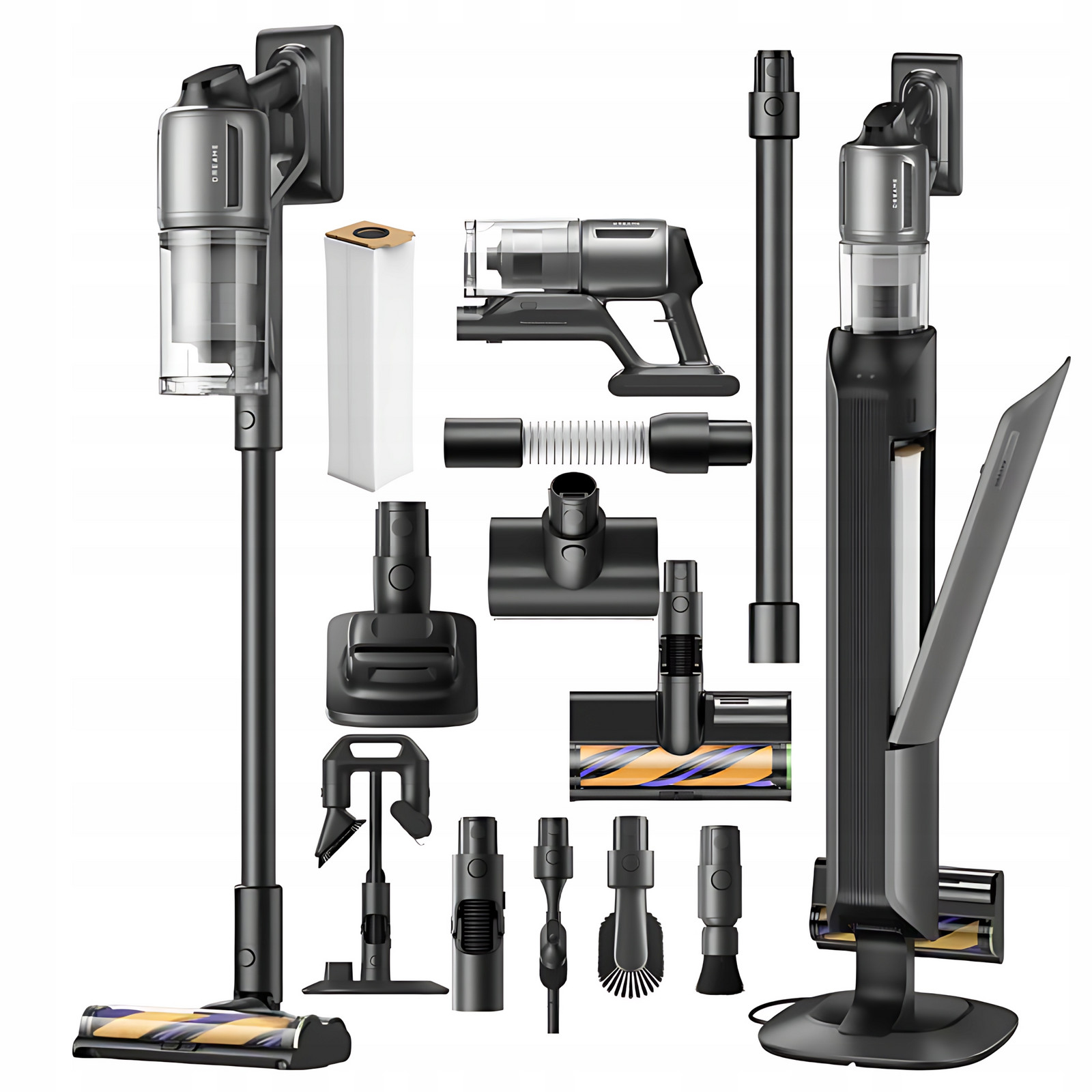 Bezdrátový Tyčový Vysavač Dreame Z30 Station Podsvícení Led Stanice