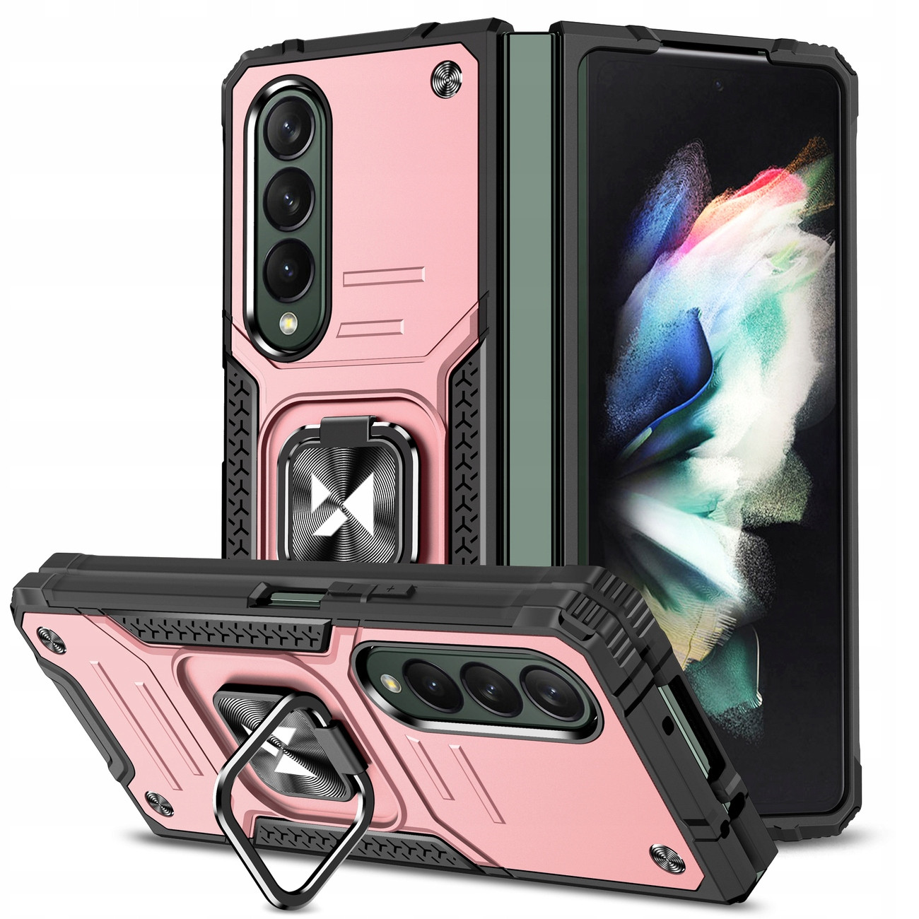 Wozinsky Pancéřové Pouzdro Case S Držákem Pro Samsung Galaxy Z Fold 4 Černé