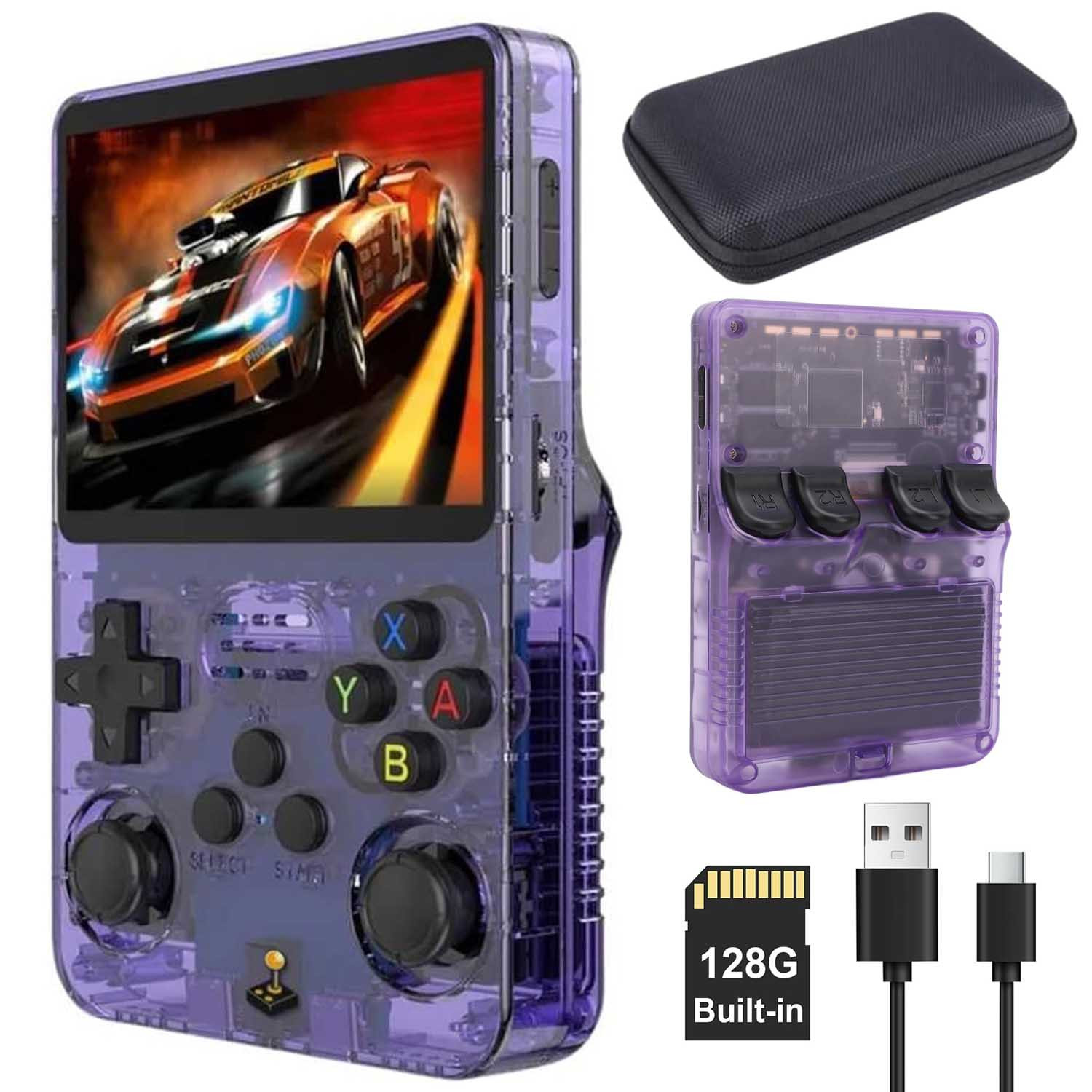 Přenosná Mobilní Mini Retro Herní Konzole 21000 HRY+128G Paměťová Karta