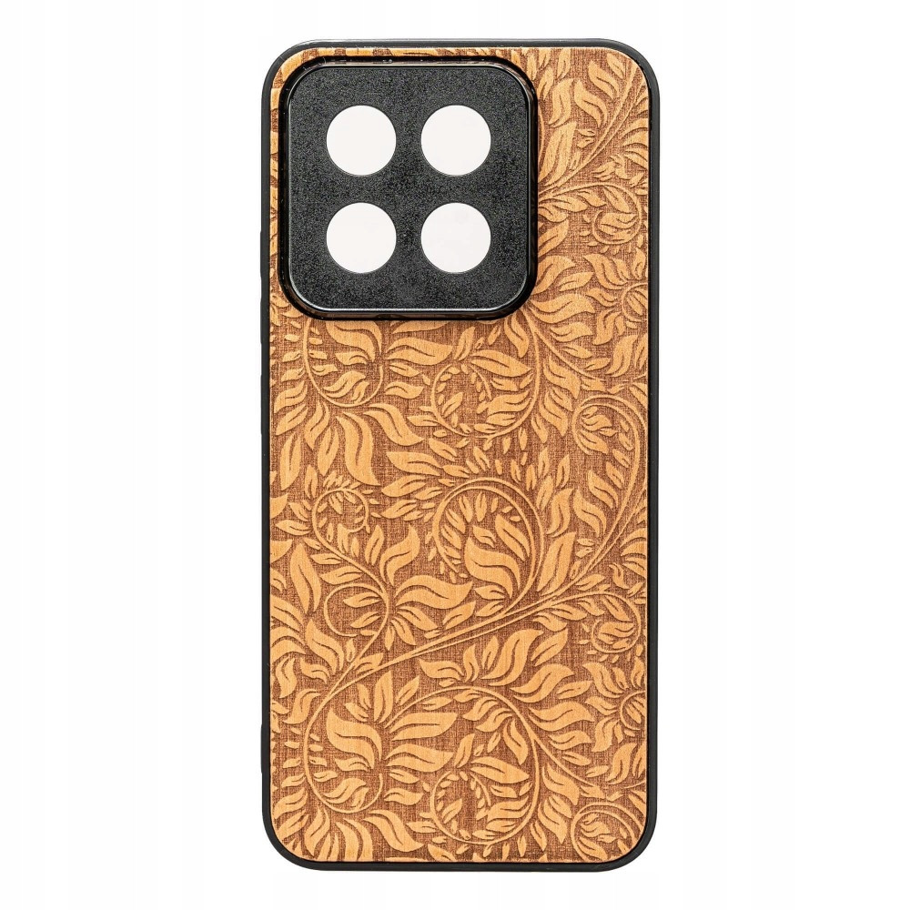 Dřevěné Pouzdro Bewood pro Xiaomi 14T Listy Jabloň