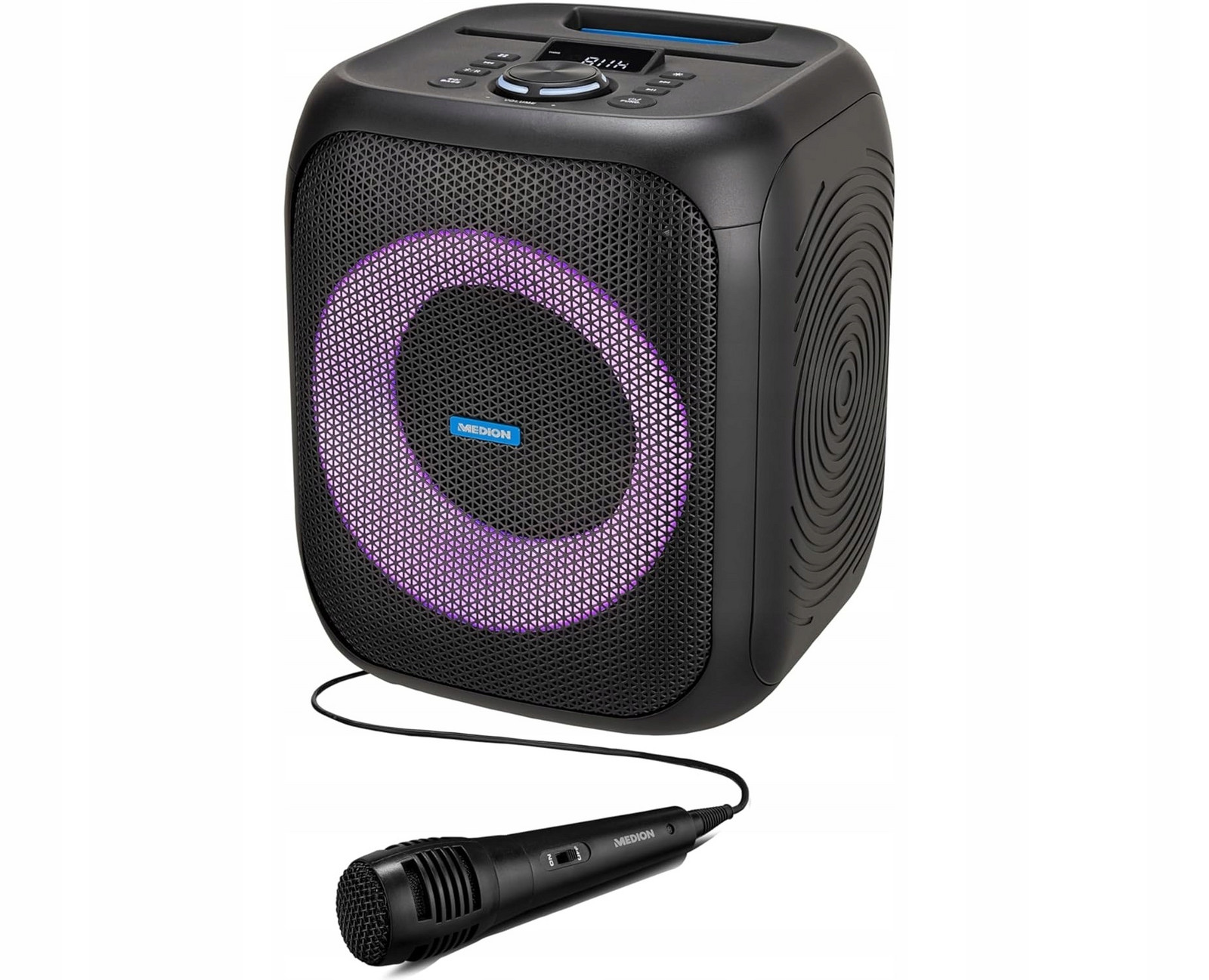 Odolný Párty Bluetooth Reproduktor MD43991 Led Tws IPX4 50W Rms Karaoke