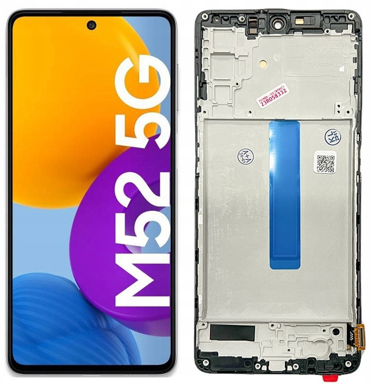 LCD displej Obrazovka Rychlý Dotyk Pro Samsung Galaxy M52 5G M526 Oled Rámeček