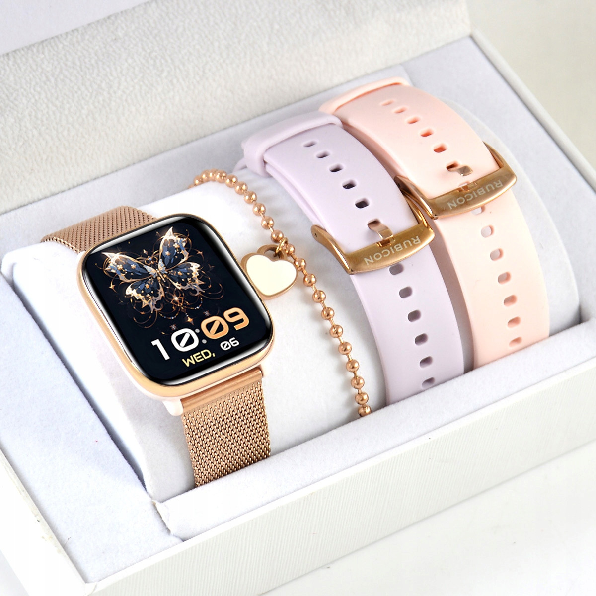 Dámské hodinky Chytré Hodinky Rubicon náramek Set Na dárek