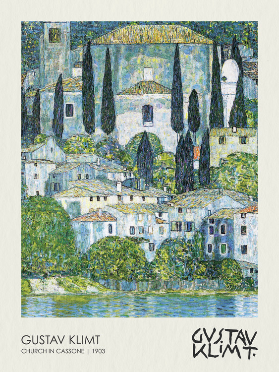 Gustav Klimt Obrazová reprodukce Church in Cassone (1903), Gustav Klimt, 30 × 40 cm