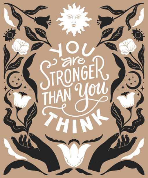 ElenKoss Ilustrace You are stronger than you think-, ElenKoss, 33.3 × 40 cm