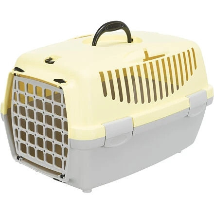 Trixie Transportní box Capri 1, Xs: 32 x 31 x 48 cm, světlešedá/antická rů