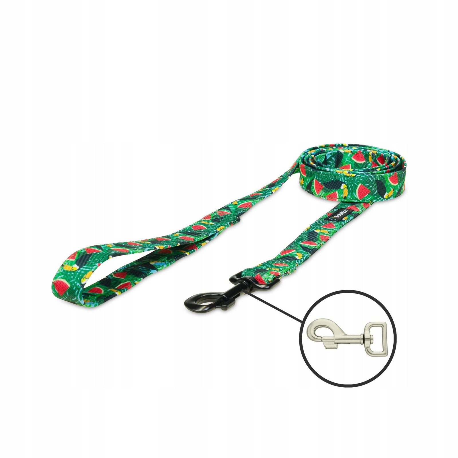 Vodítko městské pro velkého středního psa tukany a melouny 150cm 25mm L XL