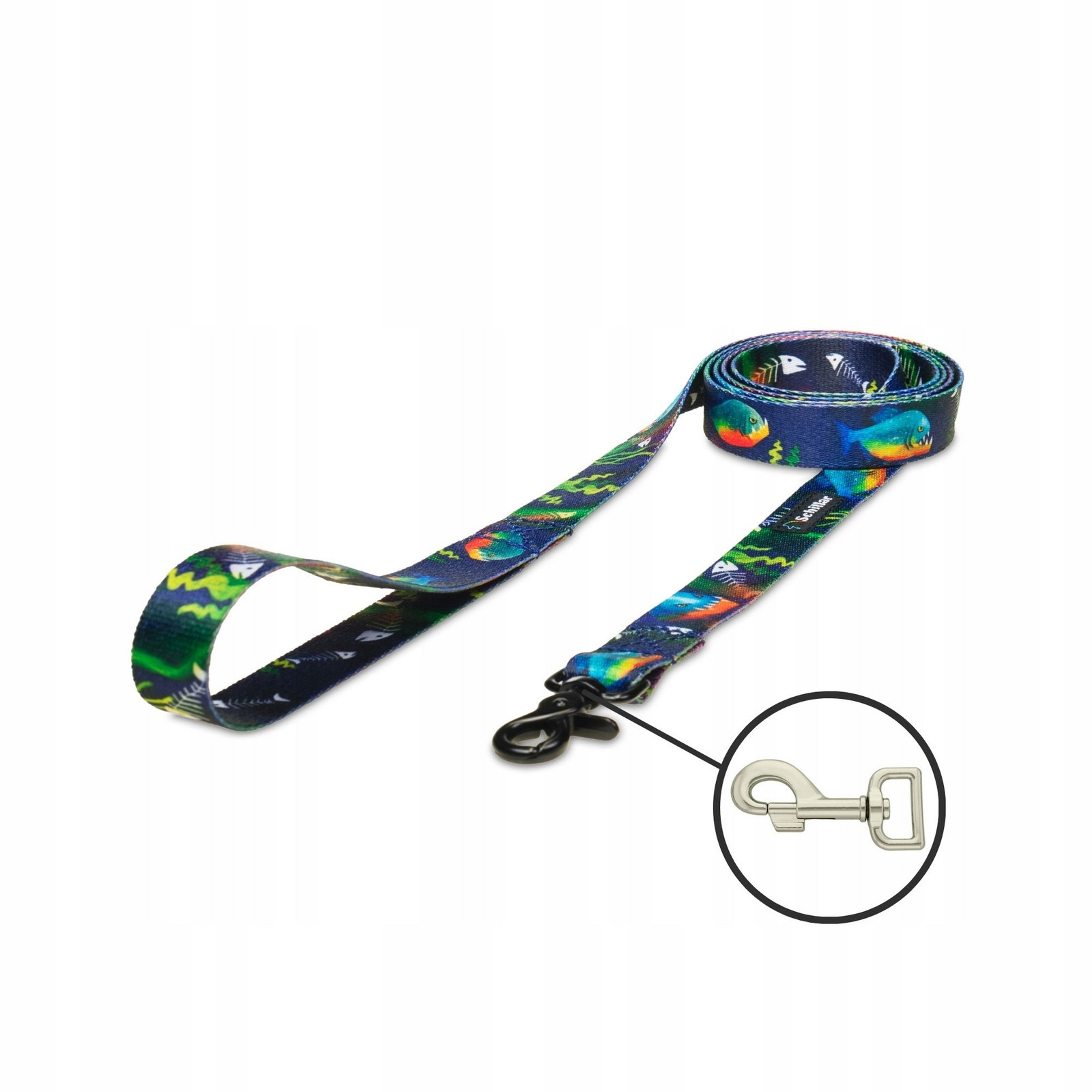 Vodítko městské pro velkého psa piraně 150cm 25mm L XL