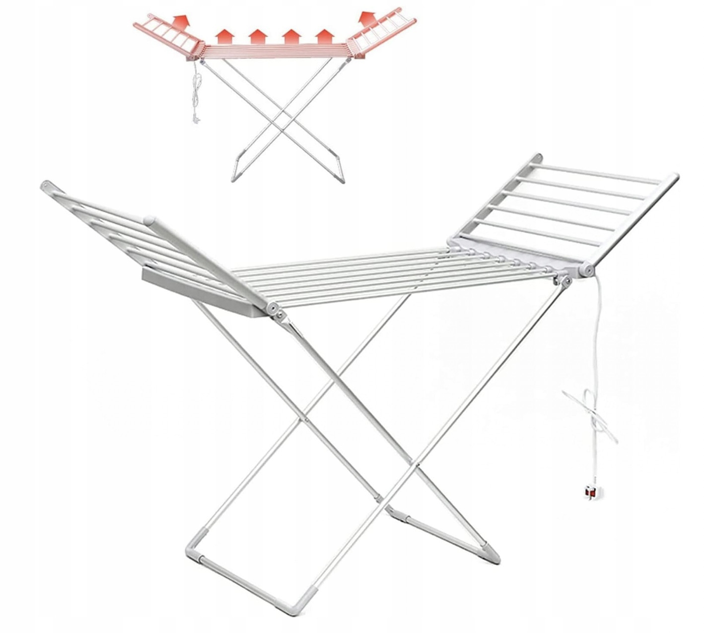 Skládací Sušák Na Prádlo Elektrická Volně Stojící Na Oblečení Premium