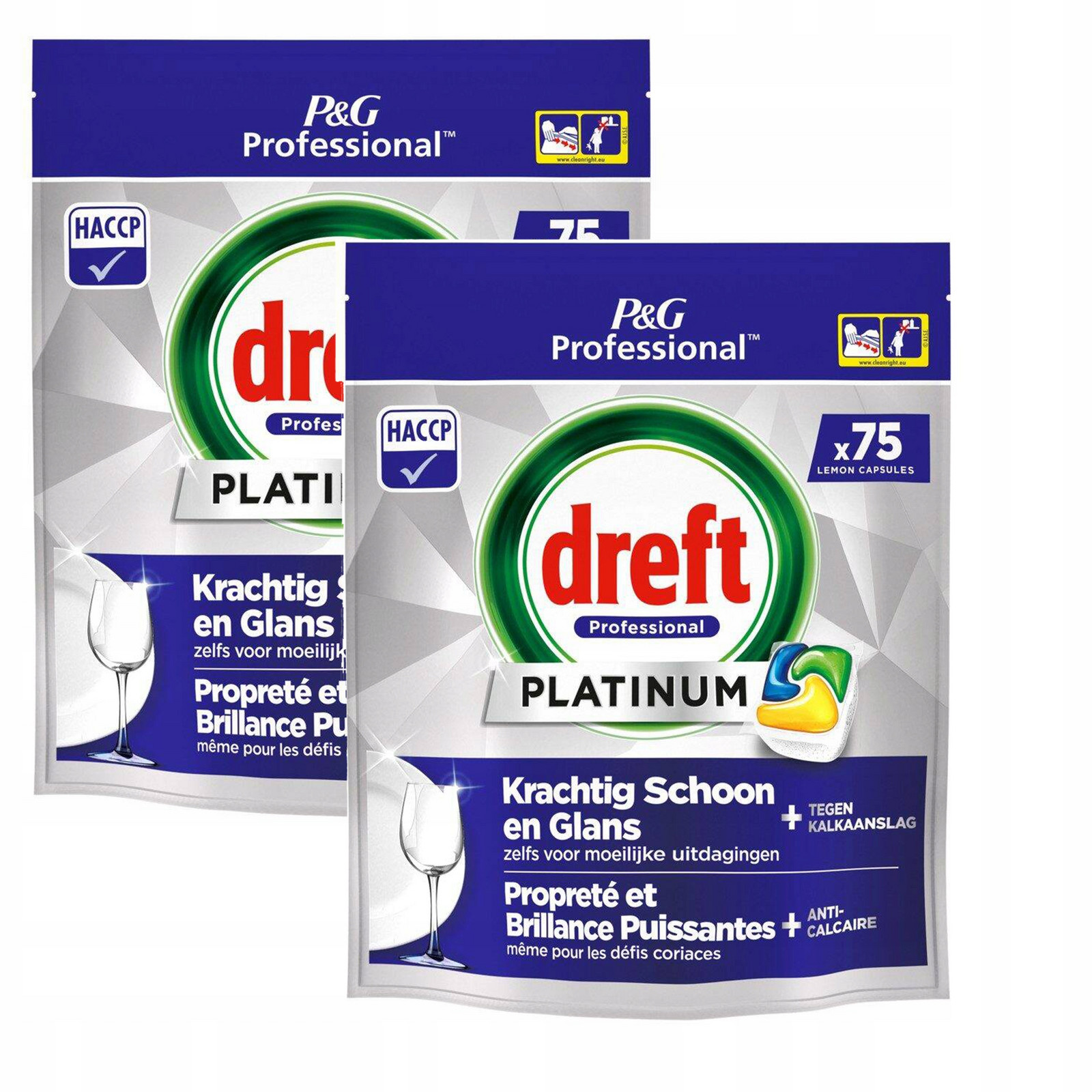 Do Myčky Kapsle Dreft Platinum Lemon 150 ks 2 x 75 ks z Německa