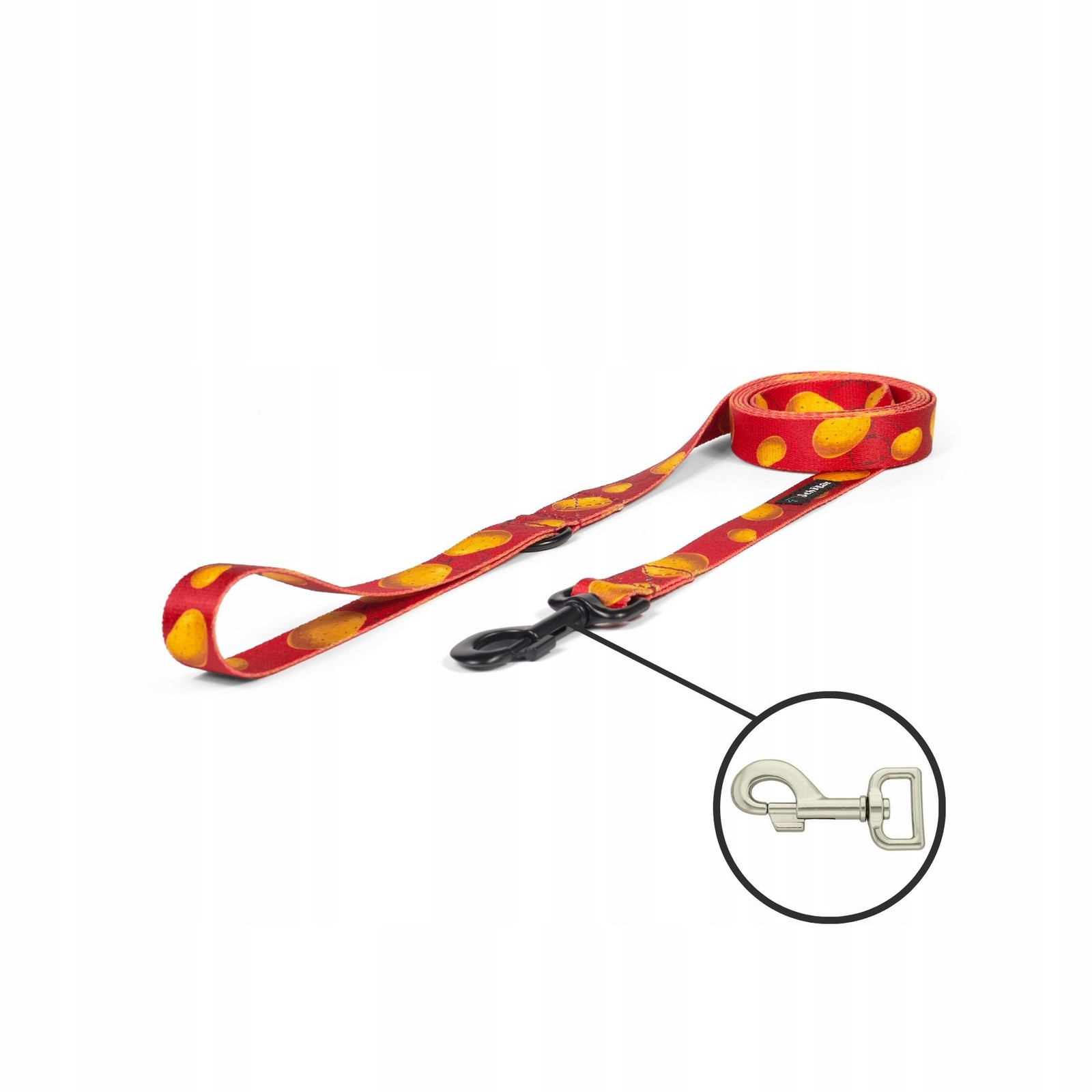 Vodítko městské pro velkého psa brambory kartofle hlízy 150cm 25mm L XL