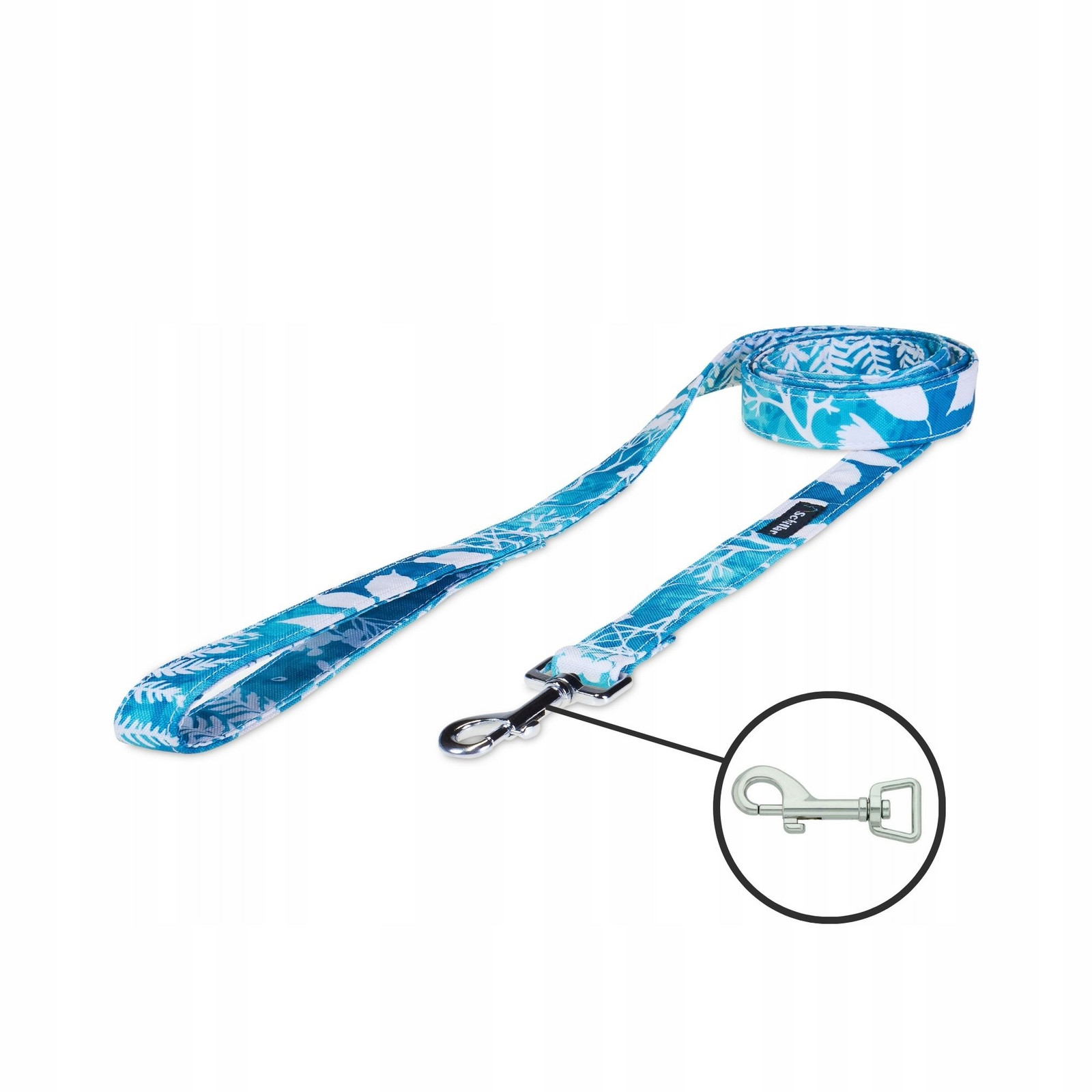 Vodítko městské pro malého středního psa mátové rostliny 150cm 20mm S M